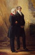Franz Xaver Winterhalter Arthur Wellesley, 1st Duke of Wellington with Sir Robert Peel China oil painting reproduction